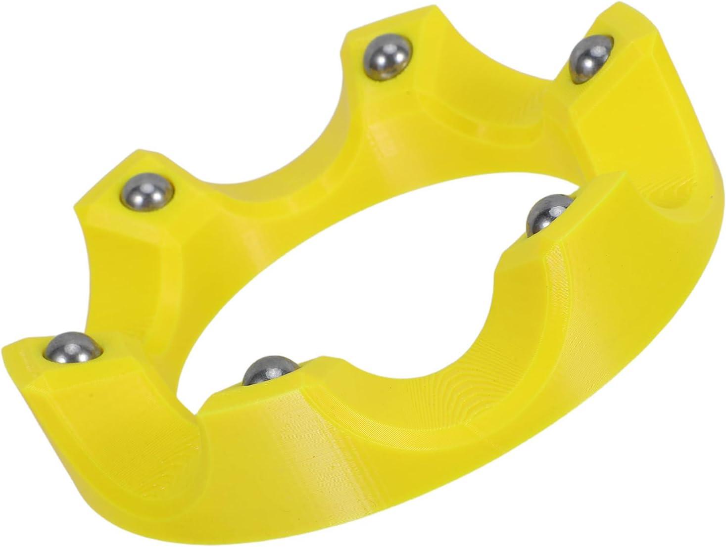 SECFOU Bowling Material Smooth Holder Ball Degree 360 with Rotation Stand Silent Bearing Roller, Scratch-Free Pla Easy Maintenance Polishing Accessory for Sports Ball Display