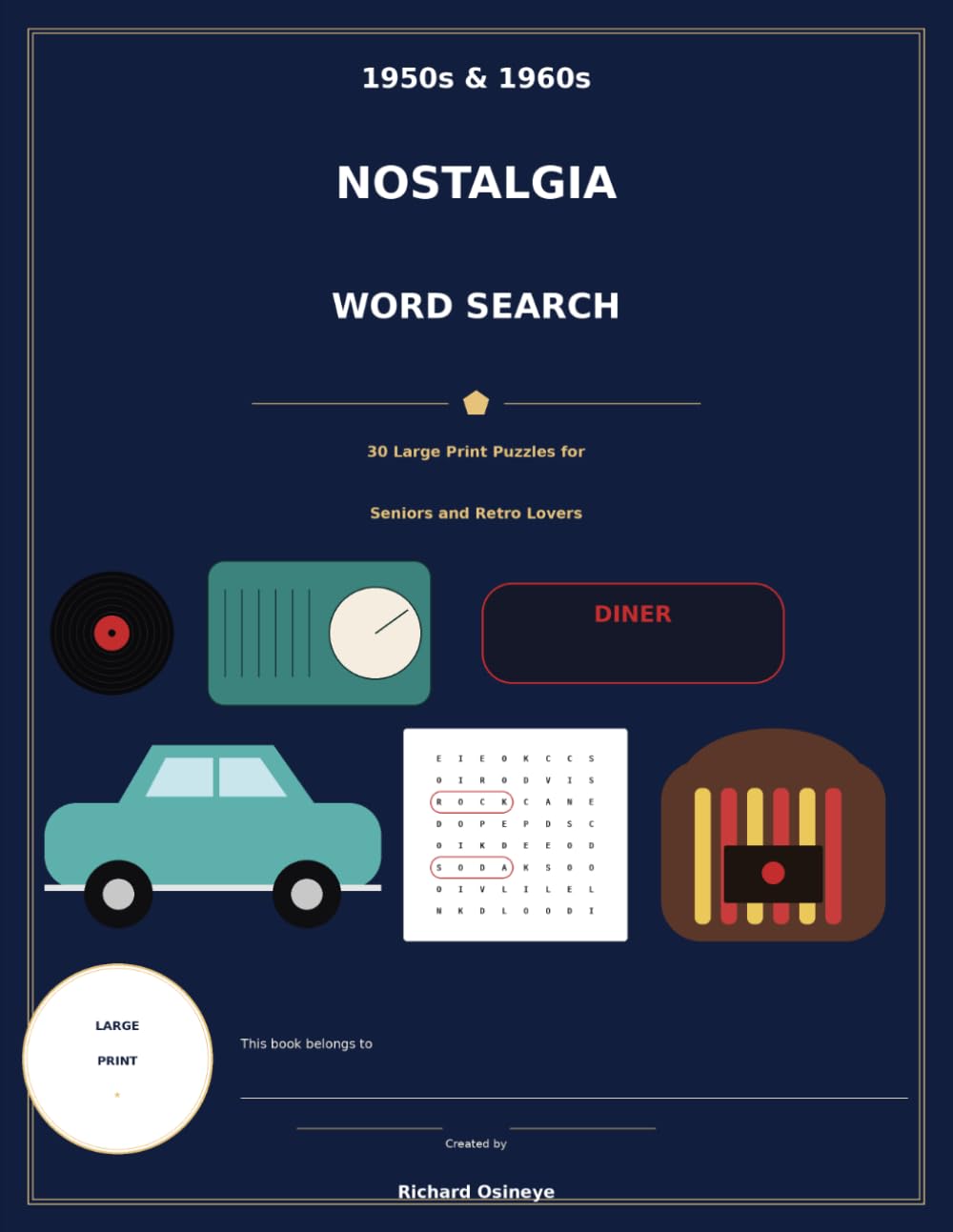 1950s & 1960s Nostalgia Word Search