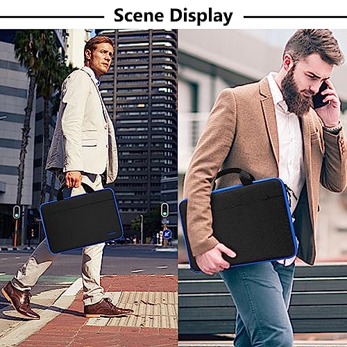 Image of Hseok Laptop Sleeve 13-14 Inch Case Briefcase Compatible with MacBook Neo Pro 14 M5 /M4 /M3 /M2 /M1, All Models 13.3 Mac Air /Pro, XPS 13 14, Most Popular 13 inch-14 inch Notebooks,B01K02