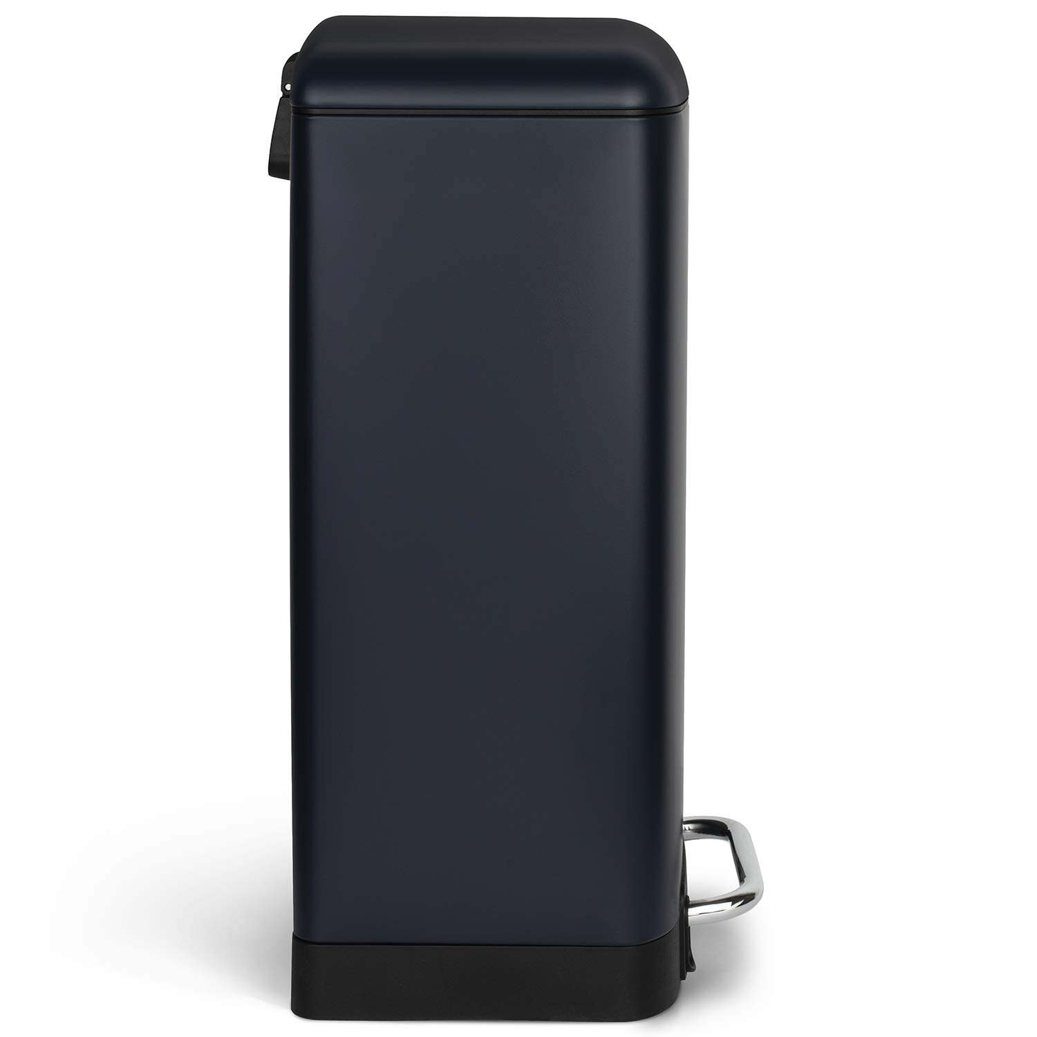 Les Collectors Pedal Kitchen Bin Stainless Steel N°709, Capacity 30 L, Compact, Convenient, Removable Inner Bin, Design, Heavy-duty, Quiet Lid Closure, Dark Blue