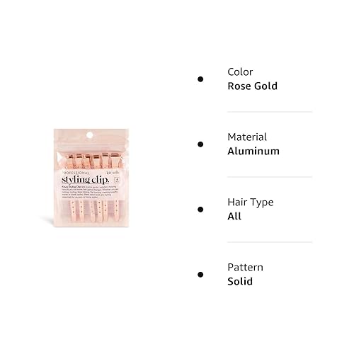 Miniatura 9 de Kitsch Mini rodillo de hielo y mini rodillo de cara y pinzas de pelo de cocodrilo con descuento