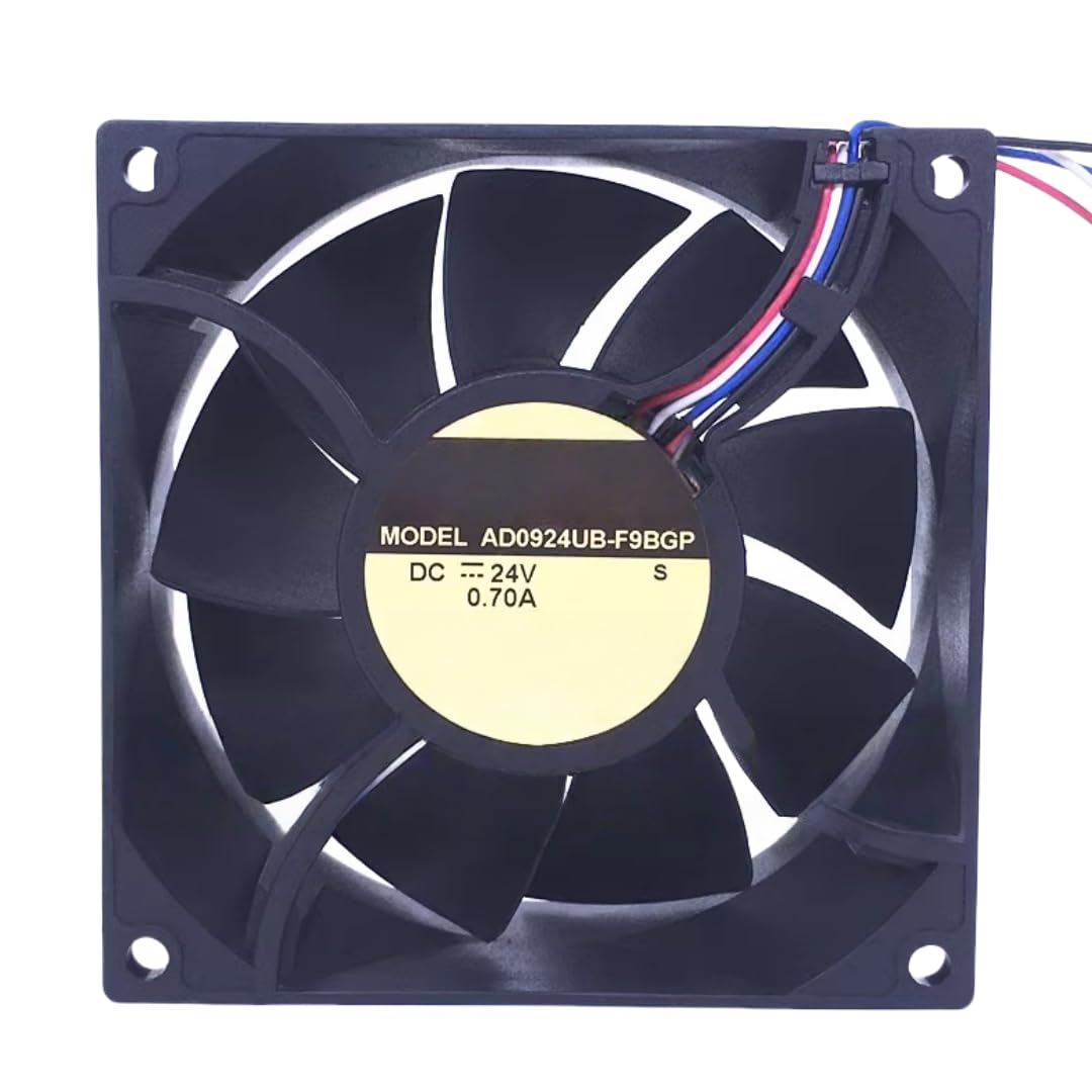 GJEXXPTST AD0924UB-F9BGP DC24V 0.70A 16.8W 4800RPM 9238 Cooling Fan 92x92x38MM