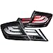 ANZO USA 321323 Black LED Tail Light Set-Clear Lens