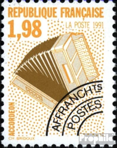 France 2872C dentate 12:12 1/4 unmounted Mint/Never hinged ** MNH 1992 Musical Instruments (Stamps for Collectors) Music/Dance