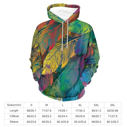 Sweat à capuche plumes de couleur pour en finir avec les pulls ternes