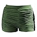 Generic Swim Shorts Women High Waisted Tummy Control Swimsuit Bottoms Swimwear Shorts Set for Women Bathing Suits Sexy（Army Green,Medium