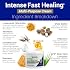 كريم TriDerma Intense Fast Healing للقرحة والقطع والخدوش والأيدي المتشققة والطفح الجلدي وتهيج الجلد الذي يصعب علاجه ، حزمة العناية بالبشرة العلاجية من 4