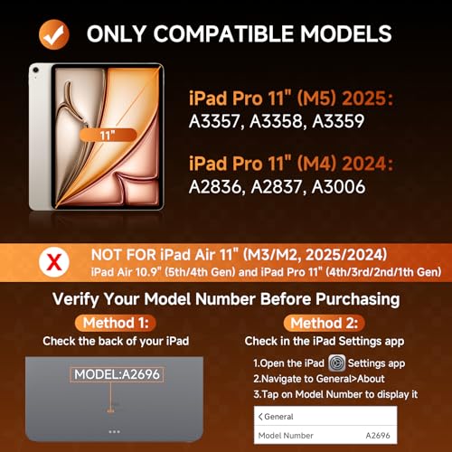 Image of Clear Wireless Keyboard Case for iPad Pro 11 Inch (M5 /M4) 2025 /2024 with Pencil Holder & Multi-Touch Trackpad, Visible PCB, 3-Brightness & 7-Color Backlight, 360 Rotating Stand,Orange