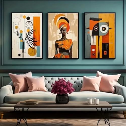 Art mural africain afro bohème impressions art toile