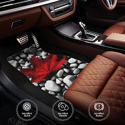 Tapis de sol de voiture en caoutchouc résistant motif Canada durable - 4