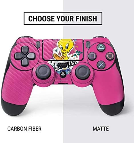 Vista 12 de Skinit Calcomanía para juegos compatible con el controlador de PS4, con licencia oficial de Looney Tunes Tweety Bird con diseño de actitud