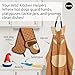 OTOTO Aproo Kitchen Set – Oven Mitts and Chef Apron with Pockets, Cute Cooking Accessories, Funny Kitchen Gift, Kangaroo (Brown Aproo Set)