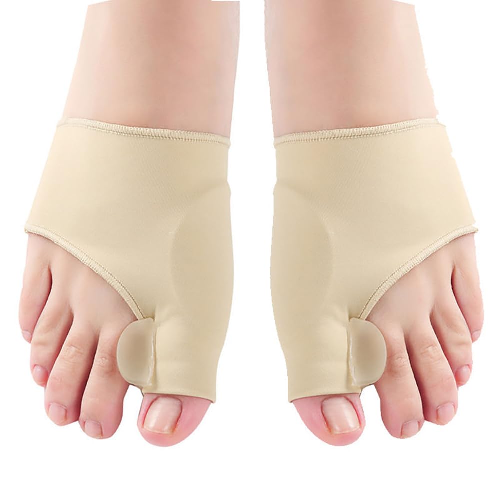 Sweet seven Bunion Corrector Kit - 1 Pair Hallux Valgus Protector with Gel Toe Separator for Day and Night Relief