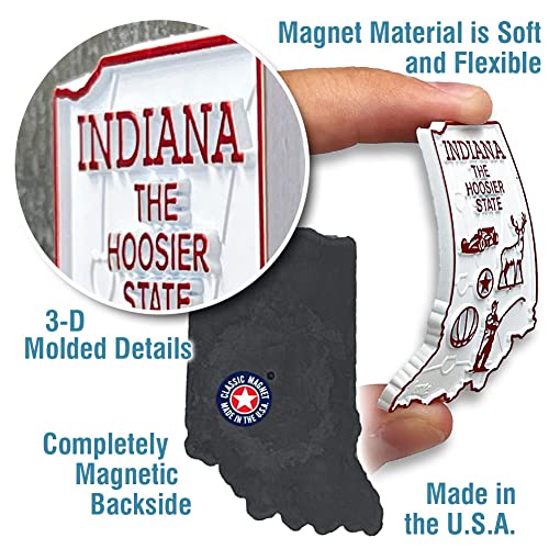 Imán Decorativo Pequeño Indiana de Goma miniatura 3