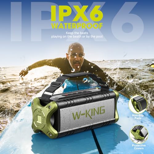 W-KING Store W-KING 90W Peak 50W RMS Portable Bluetooth Speaker - Image 5
