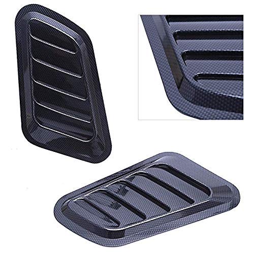 Prese Aria Per Fiat Grande Punto 2006-2012, Tuning Cofano, Look Carbonio.
