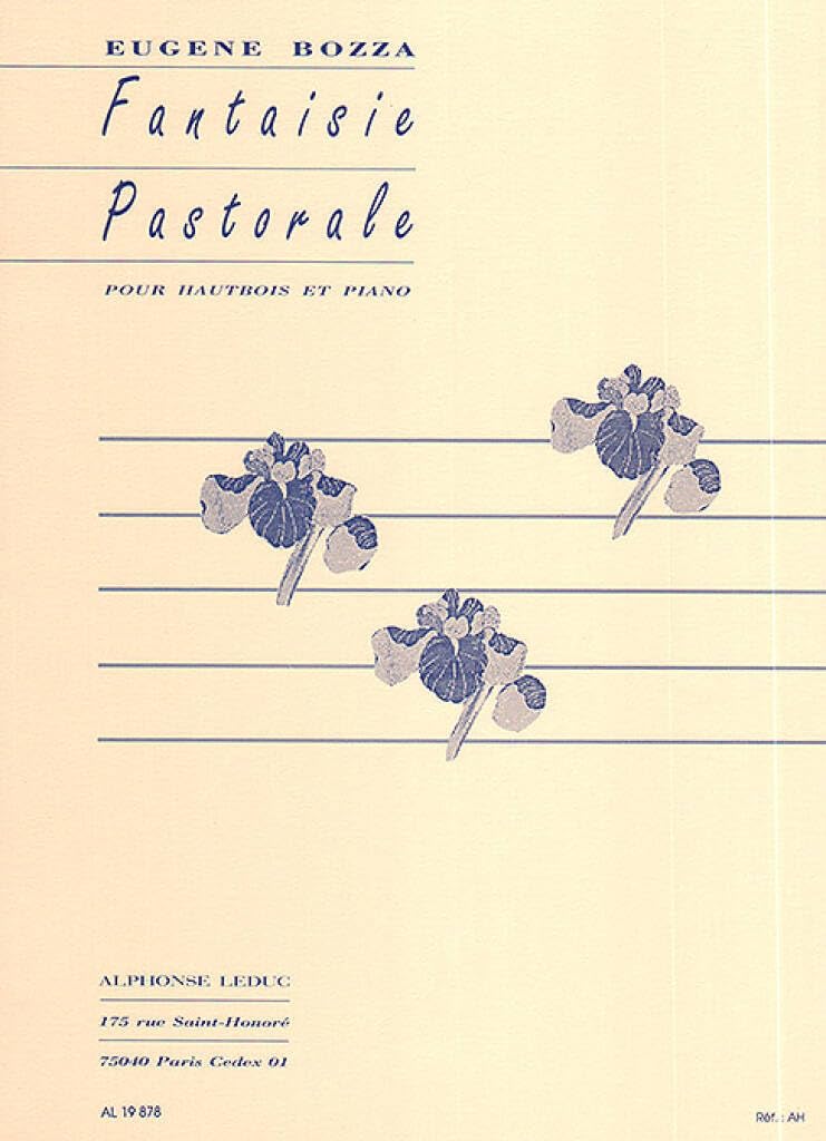 Eugene bozza - fantaisie pastorale pour hautbois et piano