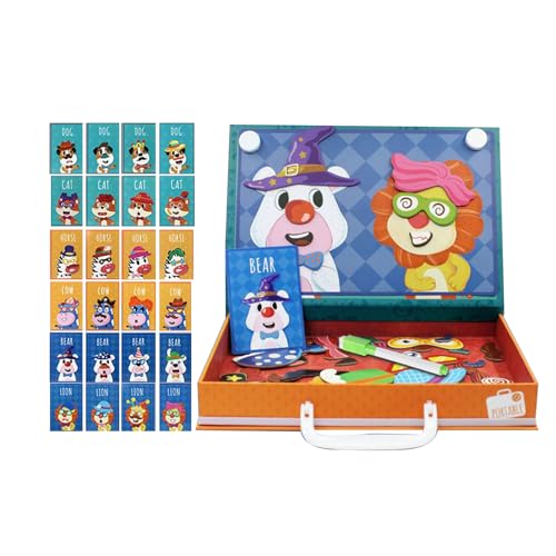 Plateau de puzzle magnétique double face, le cadeau d'éveil idéal pour filles et garçons