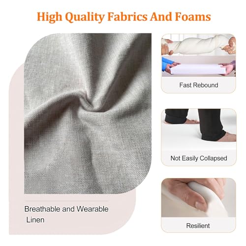 Image of Custom Size Bed Gap Filler, Thick Mattress Gap Filler Extender, Personalised Bed Mattress Filler Close the Gap Between the Headboard Wall or footboard for Single /Double /King Bed with a Removable Cover