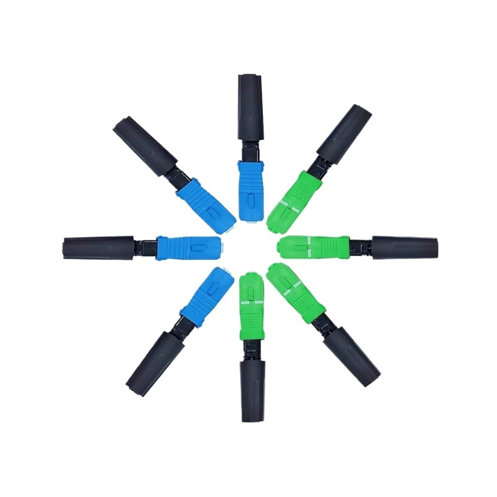 Épisseur de Fibre Optique Adaptateur Fibre Optique monomode SC FTTH Rapide APC UPC, Connexion à Froid, Assemblage sur site(50pcs SC UPC B)