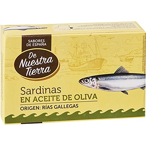sardinas de las rias gallegas en aceite de oliva de nuestra tierra