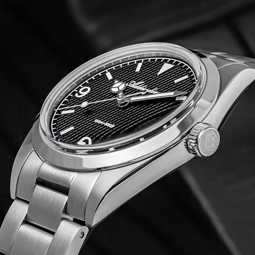 Image of ADDIESDIVE Quartz Watch for Men 36 MM Small Dial Analog Watch Waterproof 100 M Conves Crystal Stainless Steel