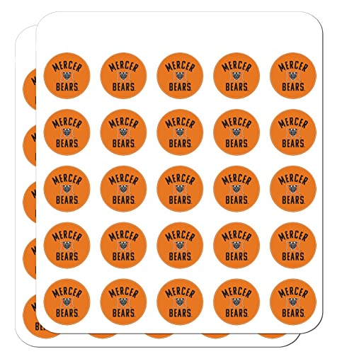 Mercer University Bears Logo 1" Planner Calendar Scrapbooking Crafting