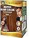 PIA Beauty Henna Hair Color Kit – Black – 30 Minute Ayurvedic Hair Dye with Serum – 100% Grey Coverage |Color mix+ Shine Serum | For Men & Women (Brown, 50)
