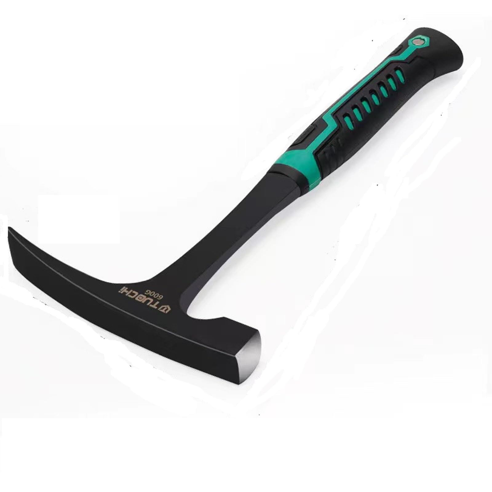 BUSKPOK Rock Pick Hammer, 21 oz Chipping Brick Hammer with Rubber Grip for Geological Study and Rock Hounding