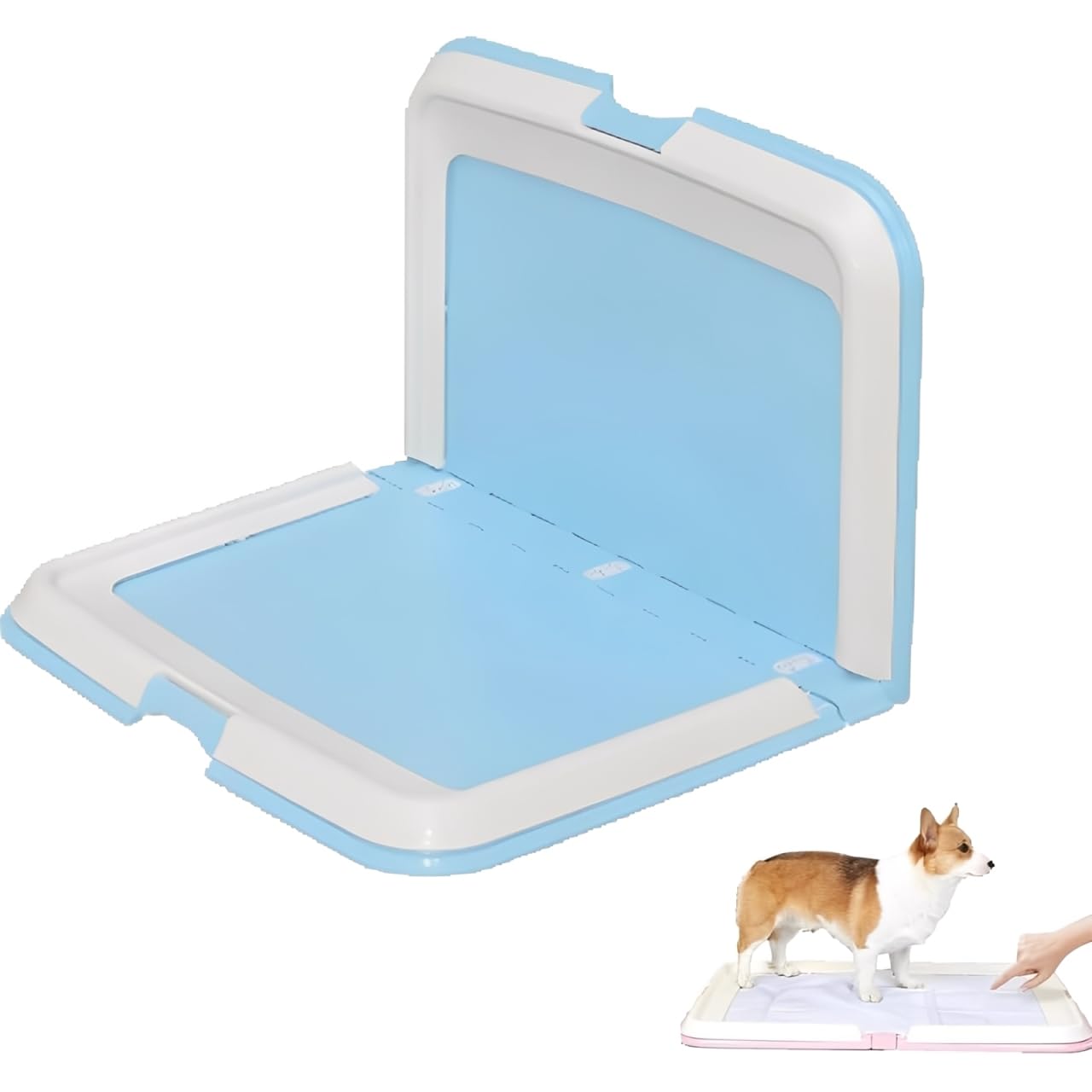 Amazon | Ghbunuz 犬 トイレ 折りたたみ式 トイレトレー ワイド 保護