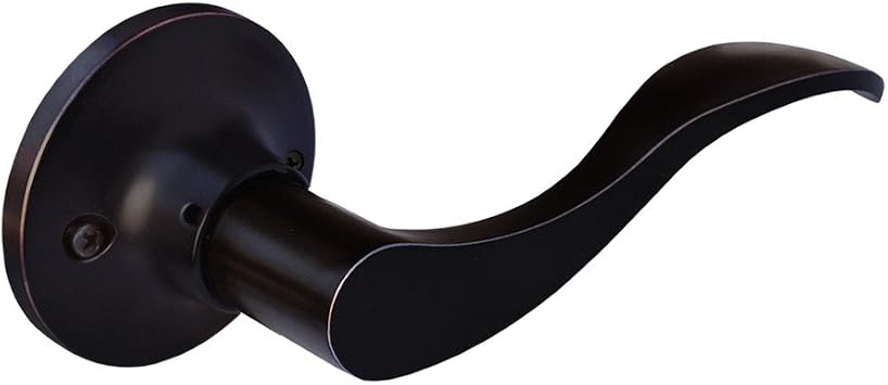 CONSTRUCTOR CON2891 Dummy Right Lever Door Prelude Handle Lock Set, Oil Rubbed Bronze