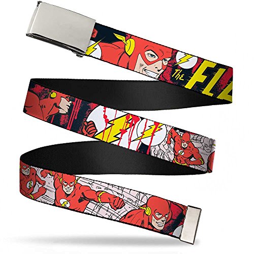 Buckle-Down Web Belt The Flash 1.25