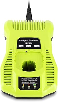 Lizone P193 PBP005 P117 18V Battery Charger Replacement for Ryobi 18V Battery Charger P117 P118 P131 Fast 18V Charger PBP005 P108 PBP004 P193 P194 P190 P192 P191 ONE+ Battery Charger