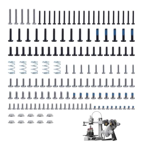 Toaiot 3D Printer Accessories Screws Assortment Kit for Bambu-Lab A1/A1 Mini/AMS Lite: Ensured Precision Printing Used f