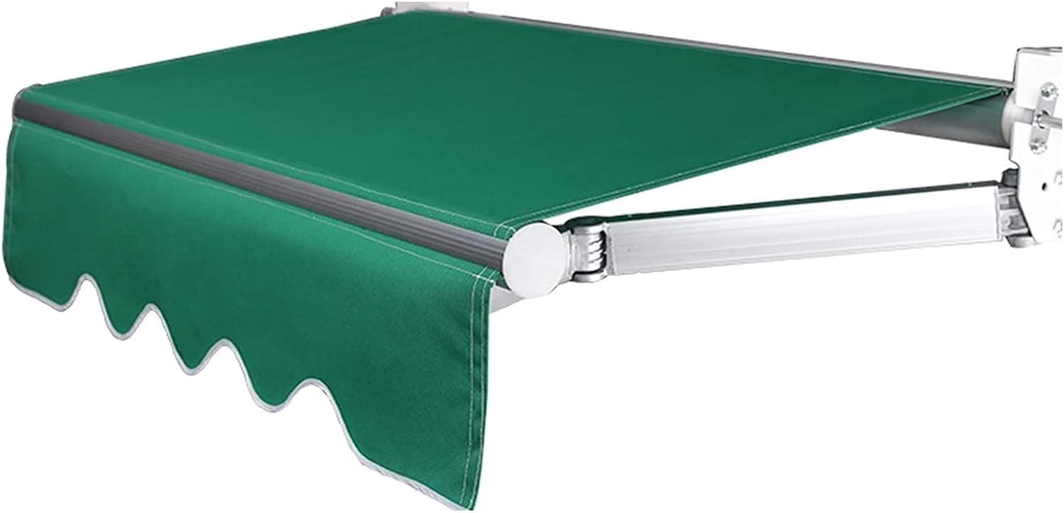 KAIYAO Patio Awning Retractable Sun Shade Replacement Top Cover，Outdoor Waterproof