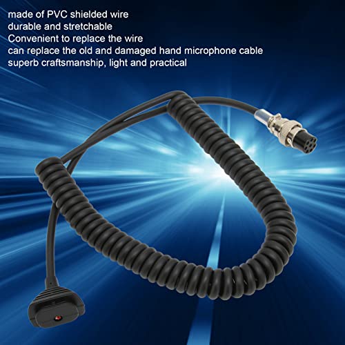 Walkie Talkie Handheld Luidspreker Microfoon, Handmicrofoon Kabel Vervangende Rekbare Luidspreker Microfoon Kabel Snoer voor Alinco DR‑03 DR‑06 DR‑135 DR‑235 DR‑435 - Image 3