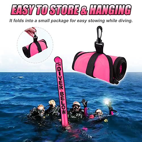 image for Pecihiko Surface Marker Buoy, 4ft Scuba Diving Surface Marker Signal T