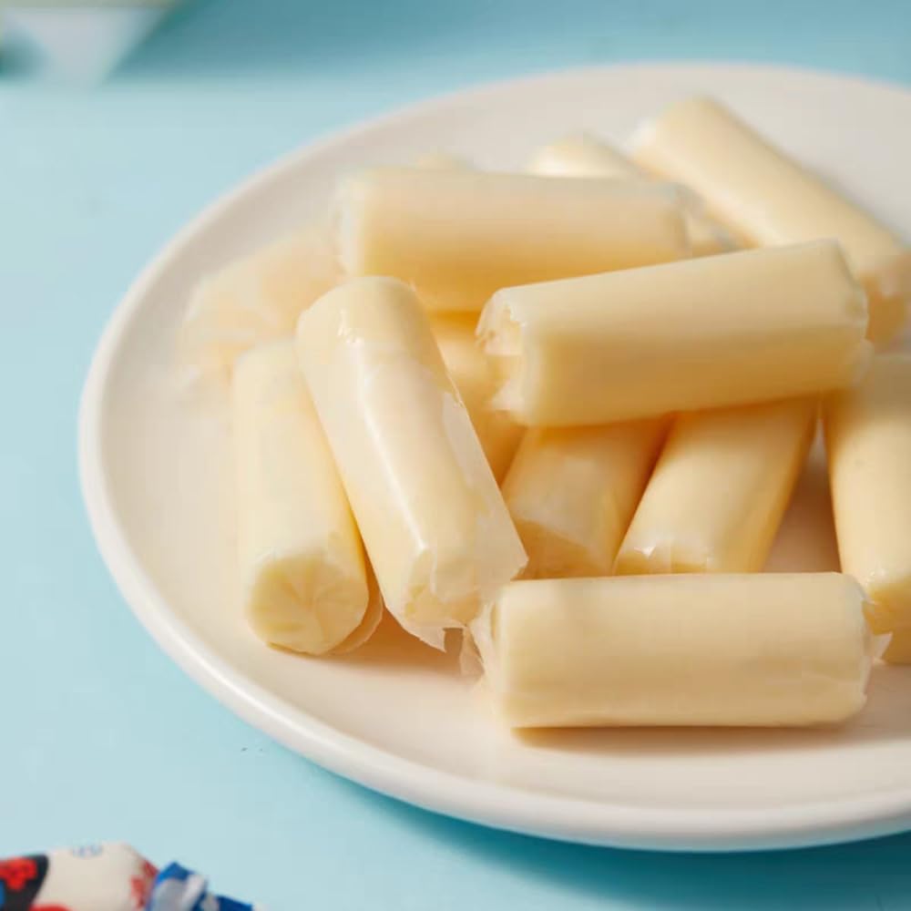 White Rabbit Candy，White Rabbit，Chinese Candy，500 Gram，About 90 pieces，Desserts, Wedding,Easter,Rabbit Toffee,Shanghai Specialties Snacks Childhood Tastes(1)