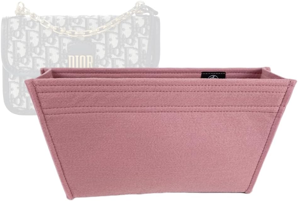 Zoomoni Bag Organizer for Dior DiorAddict Shoulder Bag - Premium Felt Purse Handbag Insert Liner Shaper (Handmade) Soft Structure Support (20 Color Options)