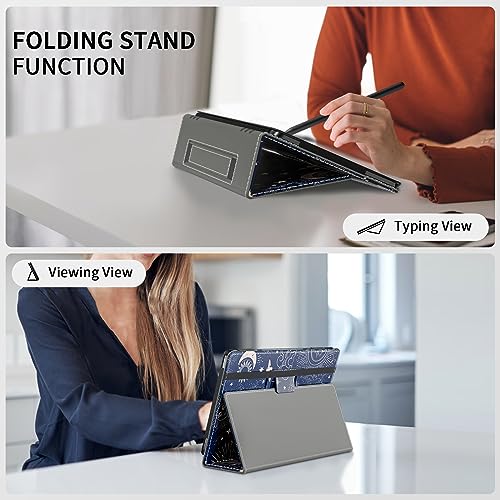 VORI Case for Amazon Kindle Fire Max 11 Tablet (13th Generation, 2023 Release), Slim Folding Stand Folio Cover with Auto Wake/Sleep & Hand Strap for All-New Fire 11 Max Tablet, Space Galaxy by VORI - Image 4