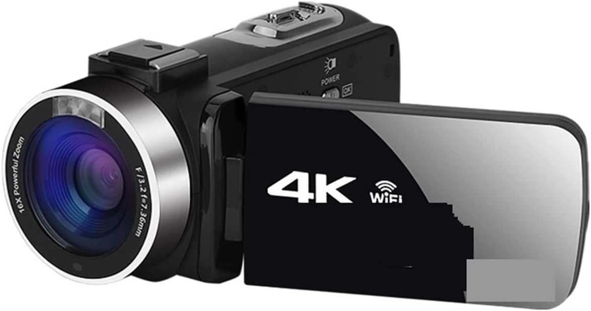 新品未使用 ４K デジタルカメラ ビデオカメラ 超P祭・20%OFFクーポン ビデオカメラ 8K 6400万画素 18倍ズーム 外付け