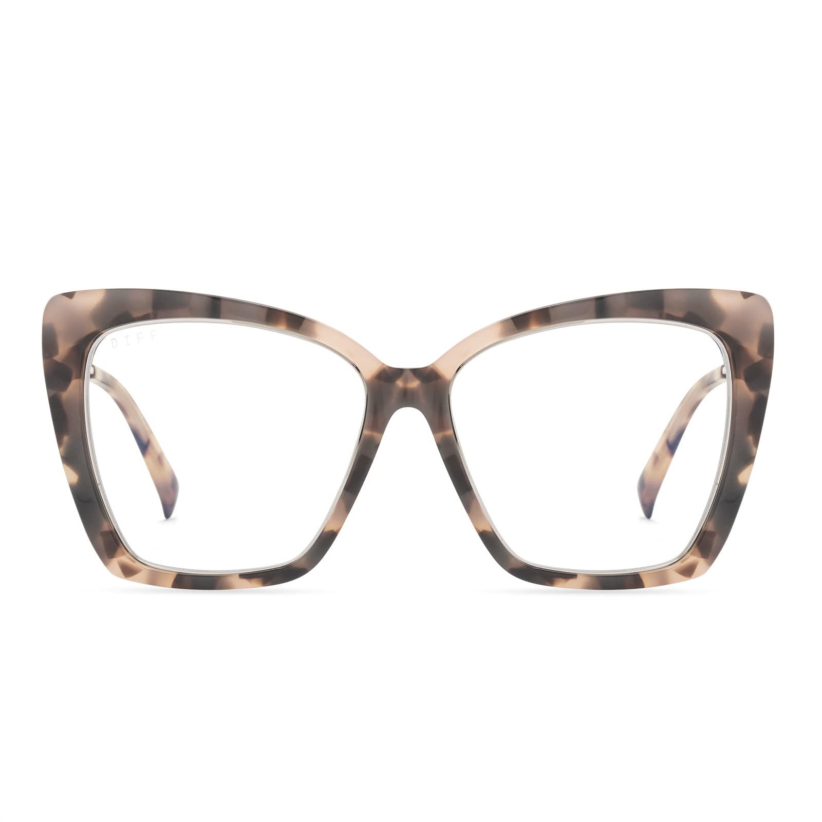 DIFFEyewear Becky IV Designer Cat Eye Blue Light Blocking Glasses for Women