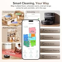 Lubluelu L50MAX Robot Vacuum with Mop: 8500Pa Deep Cleaning Power and 29700 RPM Brushless Motor, Auto‑Empty Station with 2.5L Bag for 75 Days Hands‑Free, Anti‑Tangle Hair Cutting Technology – Ansicht 8