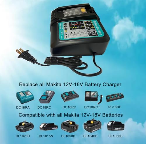 Cargador de herramientas para baterías LXT 18V de ion de litio BL1820 3
