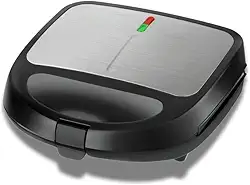 Maquina Waffle, 3 Em 1 Portátil Sanduicheiras Waffle Donuts Fast Antiaderente, Pés Antiderrapantes(110V)