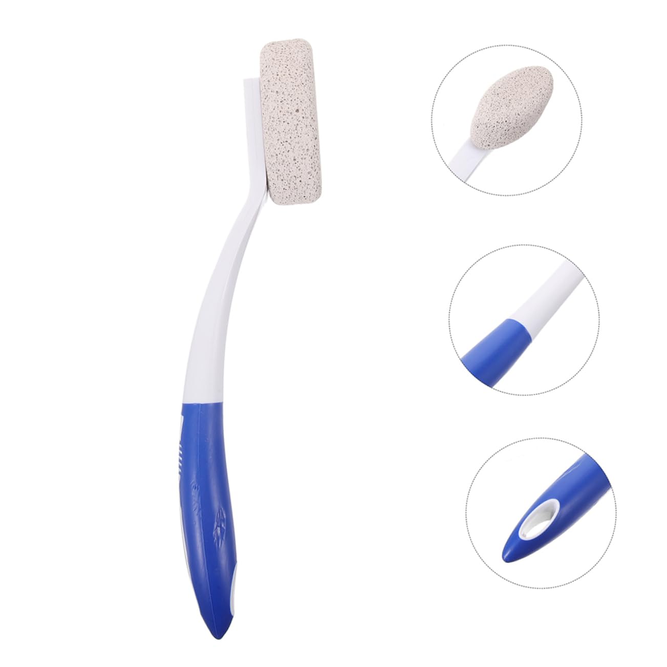 Raspa Piedi Pomice, 2 Pezzi, Design Ergonomico Antiscivolo, Rimuove i Calli la Pelle Morta, per Casa e Salone