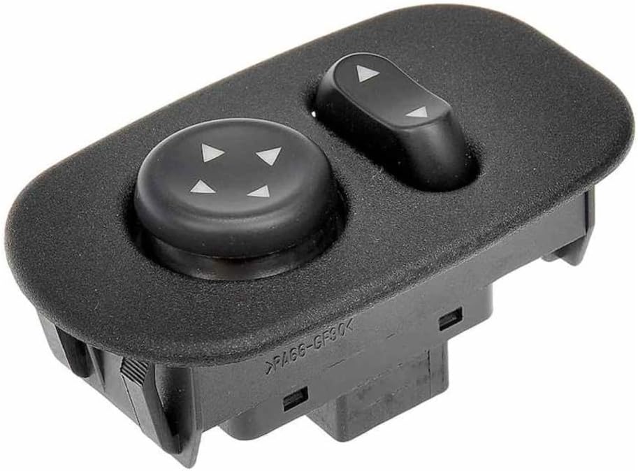 KarParts360 For Navistar MXT 2007 2008 2009 Power Mirror Switch Front, Driver Side | Plastic Cable Material | Black Outside Trim and Switch Button | Pin Terminal | Replacement For 2209205C1, 2505204C1