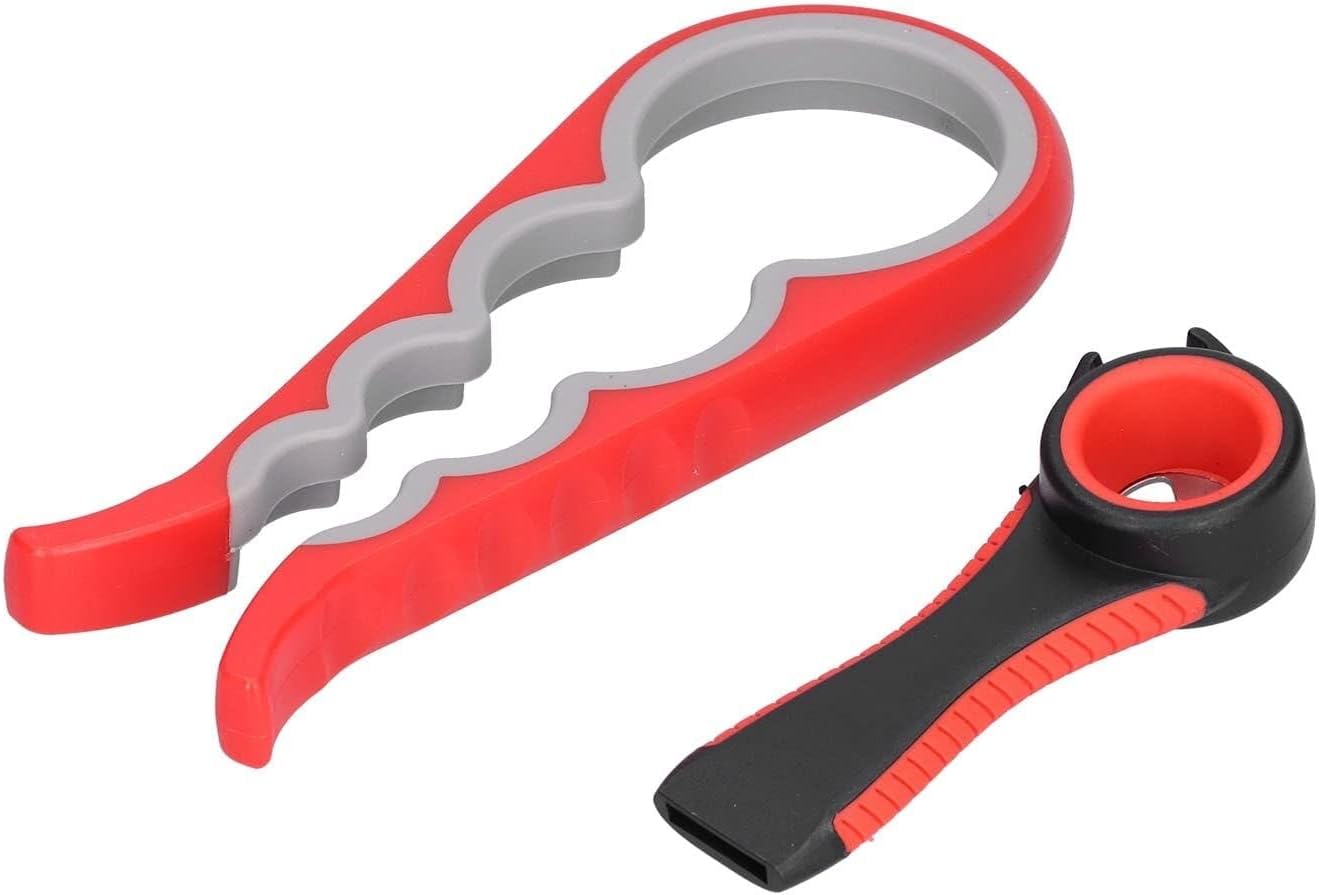 Manual Can Opener,Jar Opener, Wide Range of Applications Multifunctional 5-Way Corkscrew Multifunctional Can Opener Easy to Use for Daily Tools for Party Dinner