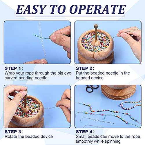 4 Inch Big Eye Curved Beading Needle Stainless Steel Beading Needles Silver Curved Sewing Needles Diy Bead Spinner Needles Craft Curved Needles Sewing Tool For Bead Needles Tool (10 Pieces) #TOP3