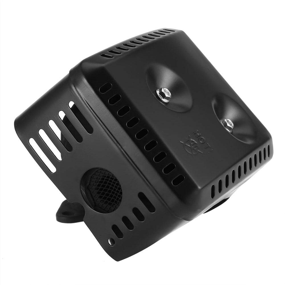 Marmitta di scarico per Honda GX120 GX160 GX200 5,5 HP 6,5 HP, Sistema di marmitta di scarico con schermo termico per Honda GX120 GX160 GX200 5,5 HP 6,5 HP Accessori per tosaerba Sistema di marmitta d